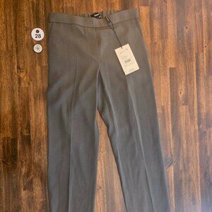 Theory Treeca Pull-On Pants Women's 00 Dark Olive Green Admiral Crepe M0509210